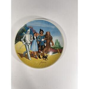 Wizard Of Oz We’re Off To See The Wizard Collector Plate # 4159G Knowles Mint